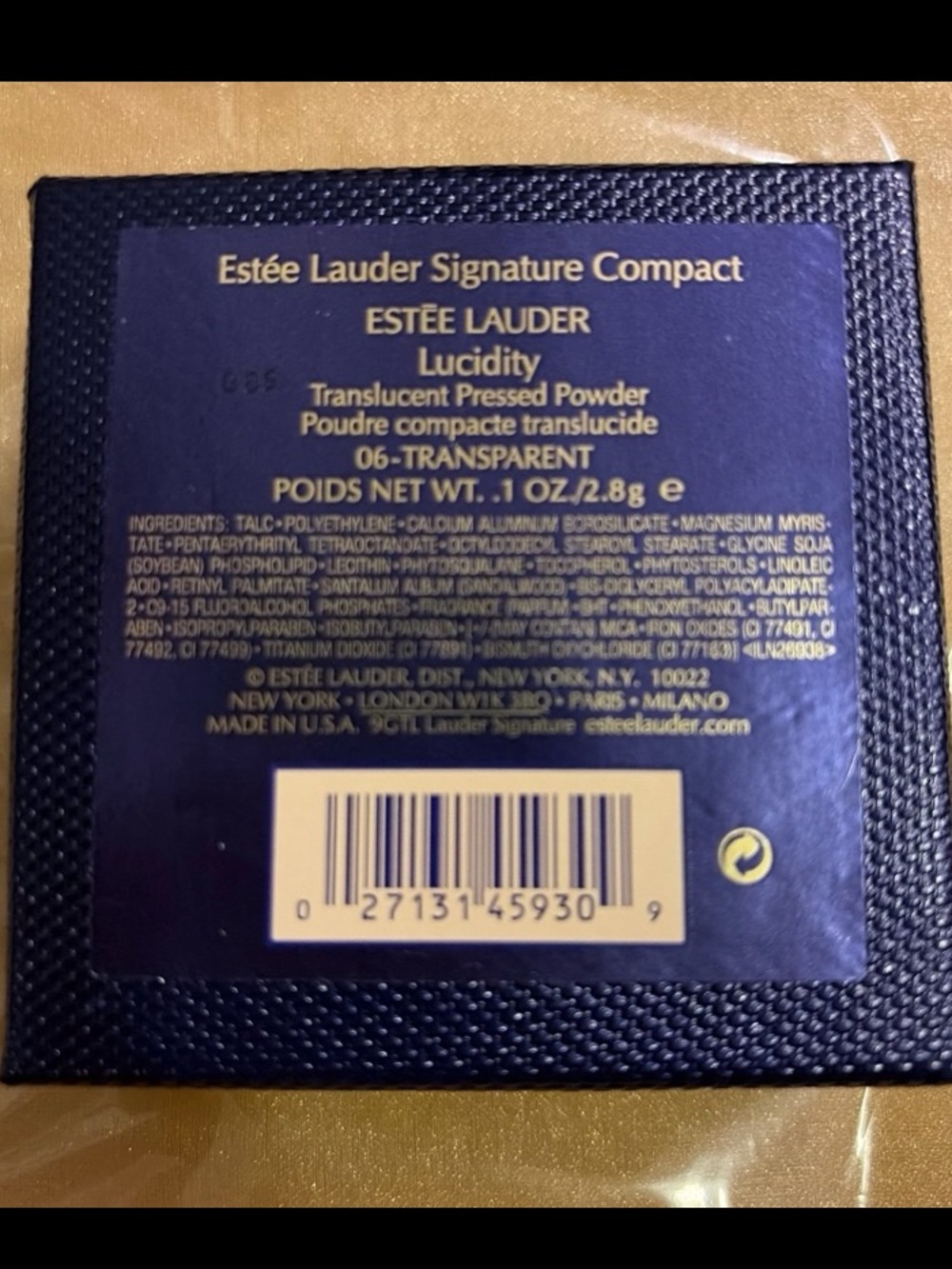 Estée Lauder Signature Compact
'Lucidity' Translucent Pressed
Powder || RARE - Picture 6 of 7